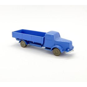 Wiking 158/4B - Blue MB 5000 flat bed truck - Retro H0