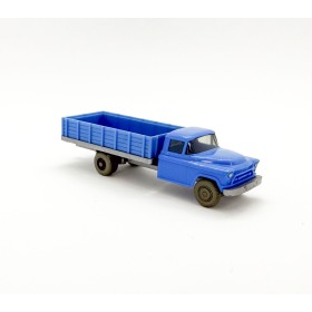 Wiking 624/1B - Blue Chevrolet flat bed truck - Retro H0