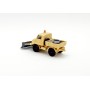 Wiking 483/1 - Light beige Unimog 411 with snowplow - Retro H0