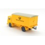 Wiking 1019/1 - Yellow Postal box truck Büssing Bundespost - Retro H0