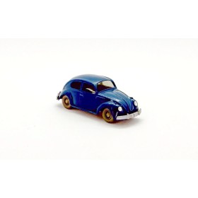 Wiking 301/3C - Dark Aure blue VW "Beetle" - Retro H0