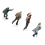 Rushing travellers, Scale 1:87