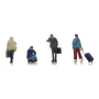 Travellers with luggage, Scale 1:87