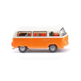 VW T2b, Mini bus, Orange/White - Wiking (H0)