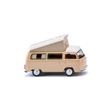VW T2b, Campingbuss, Beige - Wiking (H0)