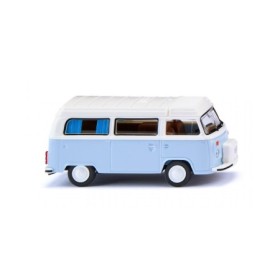 VW T2b, Campingbuss, Blue/White - Wiking (H0)