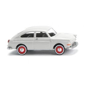 VW 1600 TL, Gråvit - Wiking (H0)