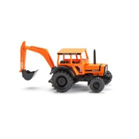 Deutz-Fahr DX 4.70, Tractor-digger, Orange - Wiking (H0)