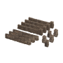 Rock wall, Scale 1:160