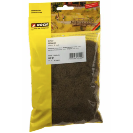 Wild grass, Brown, 9 mm  - Noch 07122