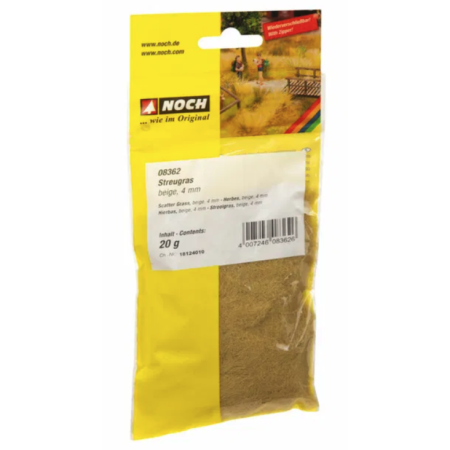 Scatter grass, Beige, 4 mm  - Noch 08362