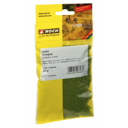 Scatter grass, Light green, 4 mm  - Noch 08363