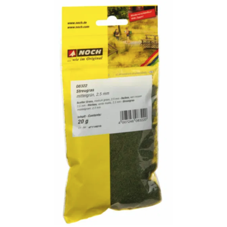 Scatter grass, Medium green, 2,5 mm  - Noch 08322