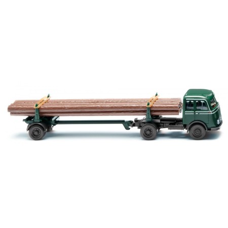 MB Pullman, Timmertransport, Grön - Wiking (H0)