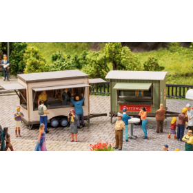Laser-Cut minis Food trucks  - Noch 14396