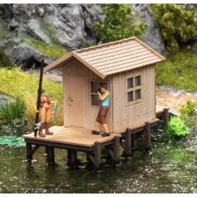 Laser-Cut minis Fishermans hut  - Noch 14262