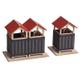 Laser-Cut minis dressing cabin  - Noch 14261