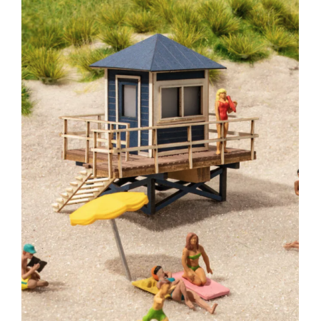 Laser-Cut minis Life guard tower incl. shark  - Noch 14265