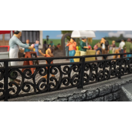 Laser-Cut minis Wrought iron railings  - Noch 14209