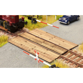 Laser-Cut minis Wooden plank crossing  - Noch 14305