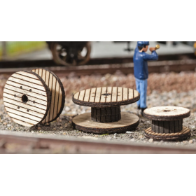 Laser-Cut minis Cable rolls  - Noch 14202