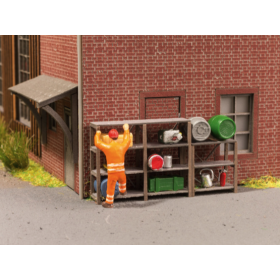 Laser-Cut minis Industrial shelves  - Noch 14203