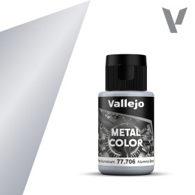 Metal Color, White Aluminium, 32 ml - Vallejo 77706