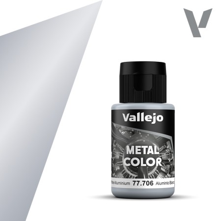 Metal Color, White Aluminium, 32 ml - Vallejo 77706