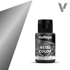 Metal Color, Steel, 32 ml - Vallejo 77712