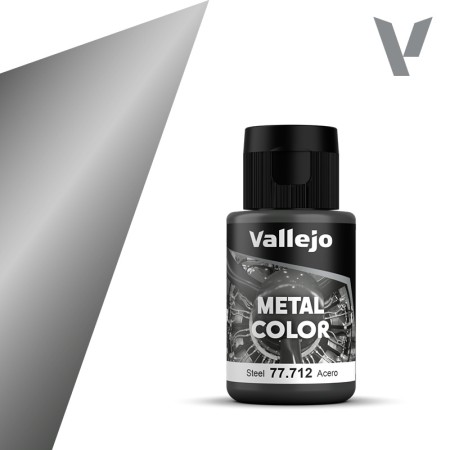 Metal Color, Steel, 32 ml - Vallejo 77712