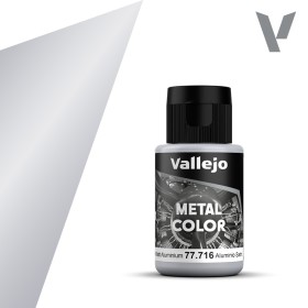 Metal Color, Semi Matt Aluminium, 32 ml - Vallejo 77716