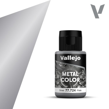Metal Color, Silver, 32 ml - Vallejo 77724