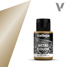 Metal Color, Gold, 32 ml - Vallejo 77725
