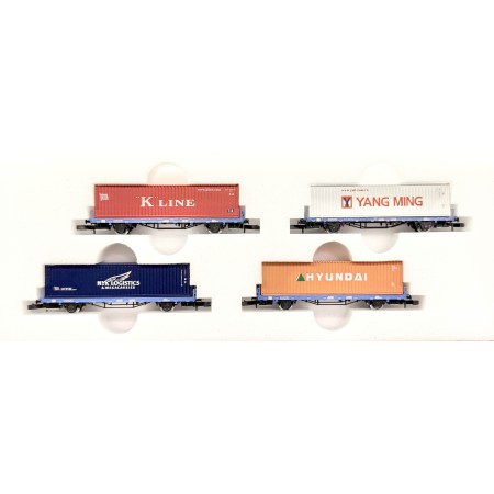FR46.818.14 Swedish set with 4 container cars z