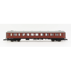 AB 46.222.01 Brown passanger car, 1960-style, second class B5B SJ z
