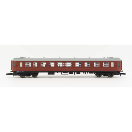 AB 46.222.01 Brown passanger car, 1960-style, second class B5B SJ z
