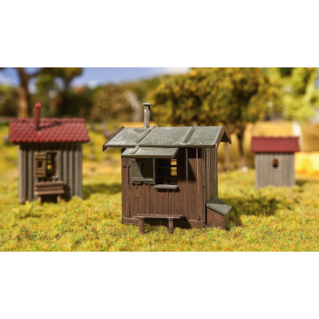 Faller 120211- 3 Trackside buildings/ Equipment sheds, scale 1:87