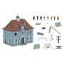 Faller 190087- School building, incl. playground/figures, scale 1:87
