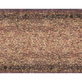 3D cartdboard sheet, industrial brick -Noch 56605 scale 1:87