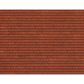 3D cartdboard sheet, roof tile -Noch 56670 scale 1:87