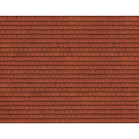 3D cartdboard sheet, roof tile -Noch 56670 scale 1:87