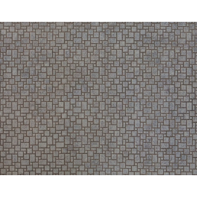 3D cardboard sheet, modern pavement -Noch 56722 scale 1:87