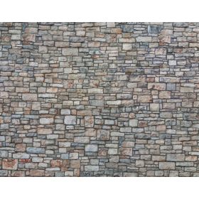 3D cardboard sheet, stone wall -Noch 56640 scale 1:87
