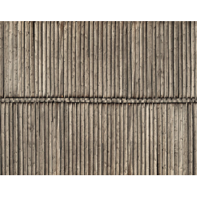 3D cartdboard sheet, timber wall  -Noch 56664 scale 1:87