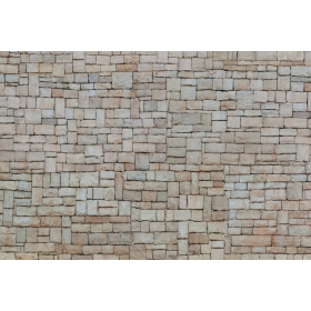 3D cartdboard sheet, limestone wall  -Noch 56642 scale 1:87