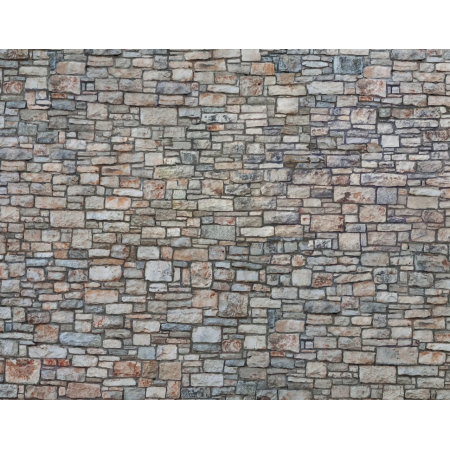 3D cardboard sheet, stone wall -Noch 56940 scale 1:160