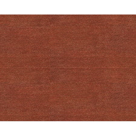 3D cartdboard sheet, red brick -Noch 56910 scale 1:160