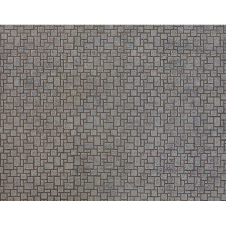 3D Strukturpapper, modern stenläggning -Noch 56982 skala 1:160