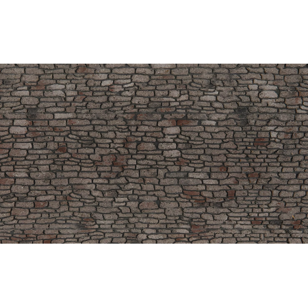 3D Structured foil, stone wall -Noch 60371 scale 1:87