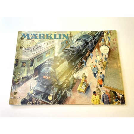 Märklin Katalog 1953 - Tyska -Begagnad skick: 4 Id: 18490 -H0 (1:87)